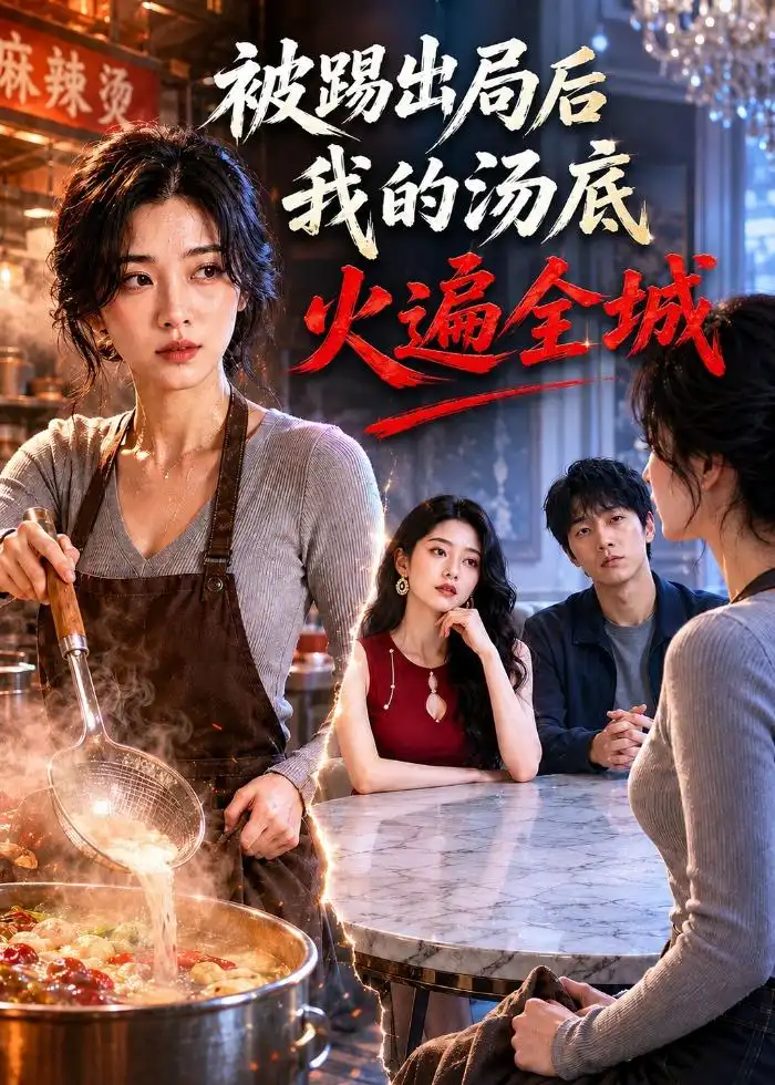 《被踢出局后，我的汤底火遍全城（94集）（夸克网盘）》短剧封面