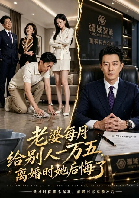 《老婆每月给别人一万五，离婚时她后悔了（113集）AI短剧（夸克网盘）》短剧封面