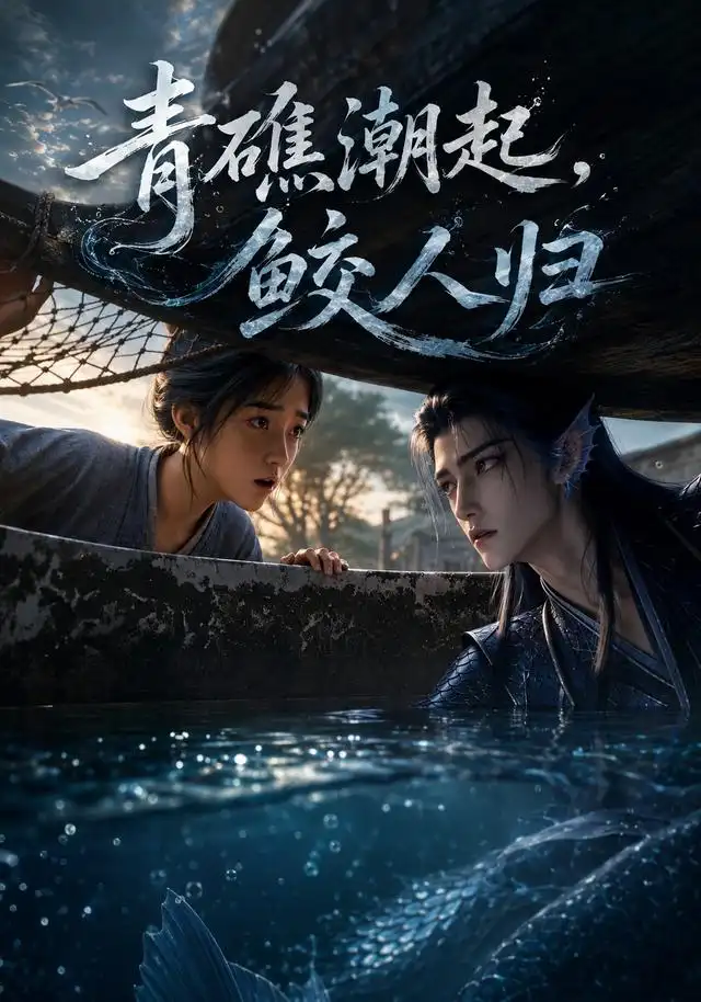 《青礁潮起，鲛人归（51集）AI短剧（夸克网盘）》短剧封面