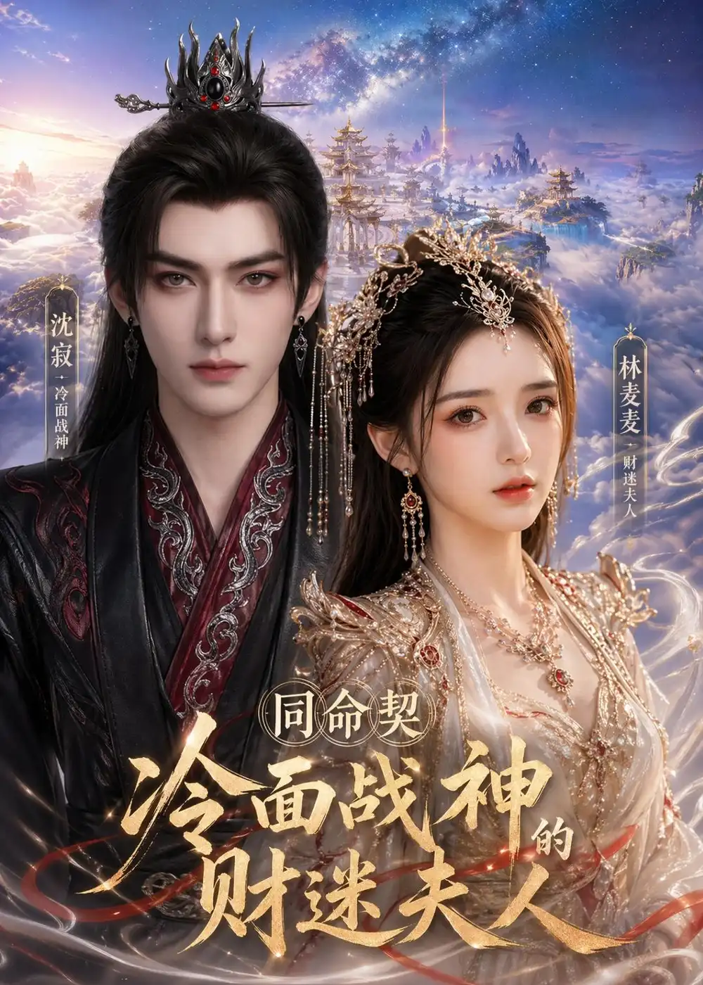 《同命契：冷面战神的财迷夫人（21集）（夸克网盘）》短剧封面