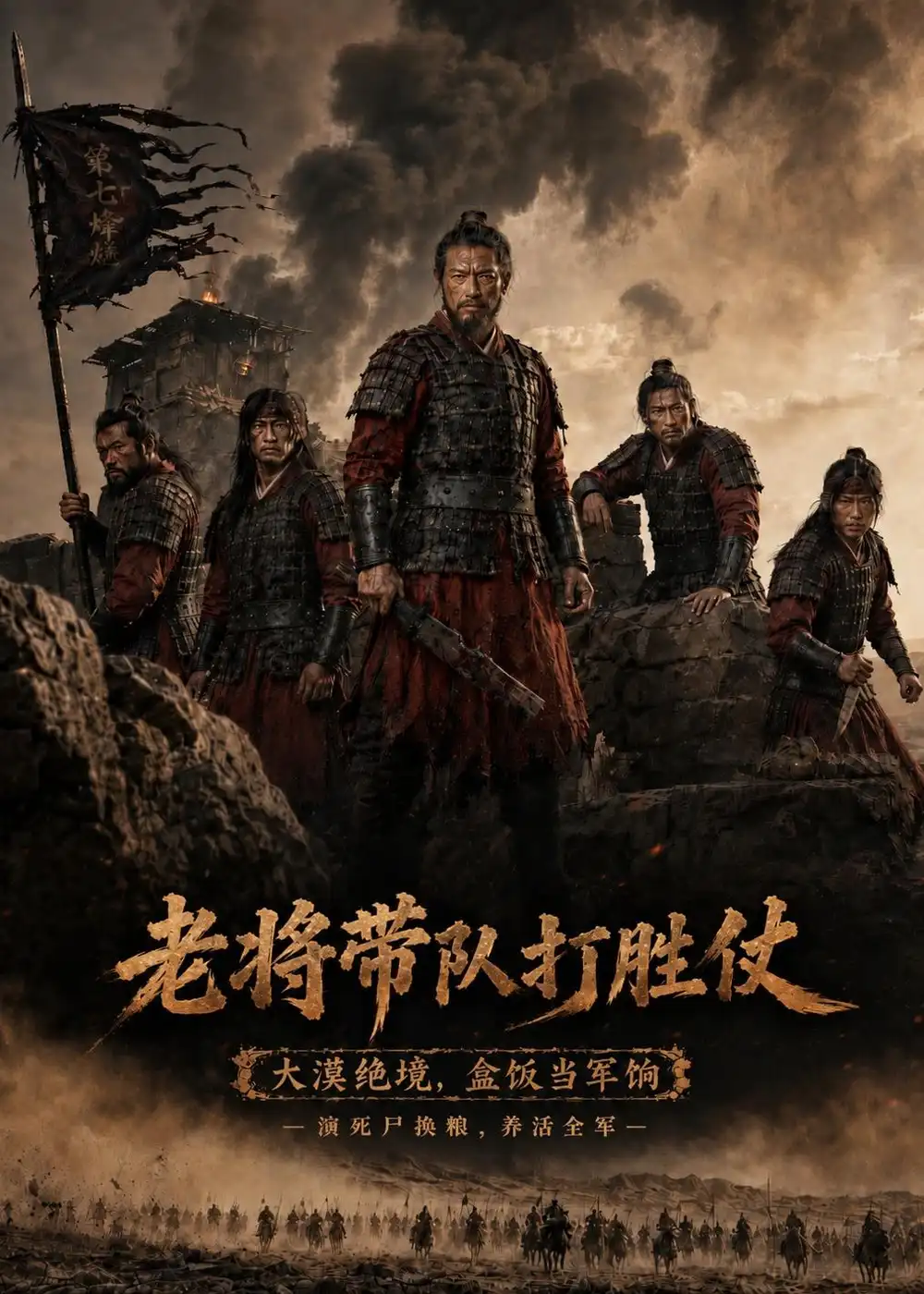 《老将带队打胜仗（81集）（夸克网盘）》短剧封面