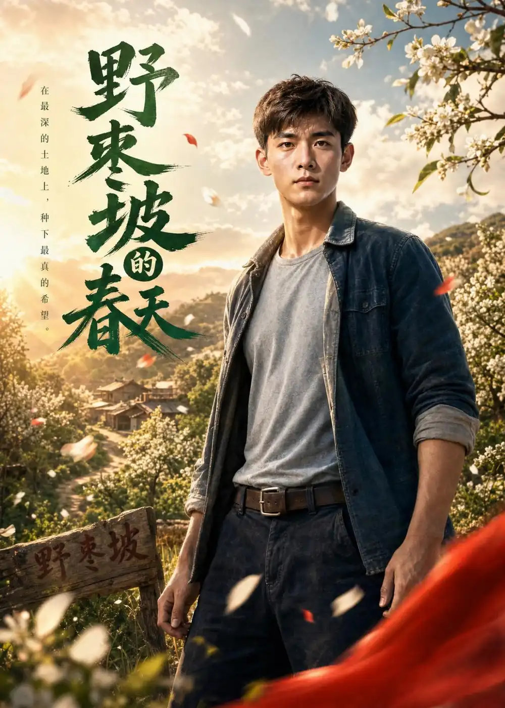 《野枣坡的春天（33集）AI短剧（夸克网盘）》短剧封面