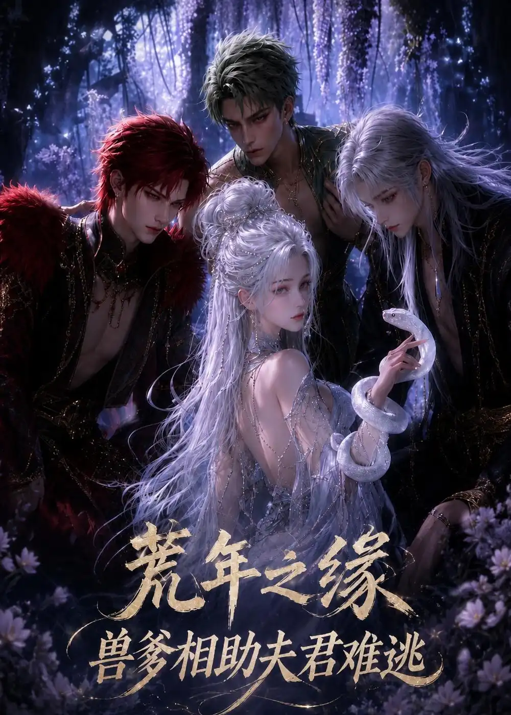 《荒年之缘，兽爹相助夫君难逃（60集）（夸克网盘）》短剧封面