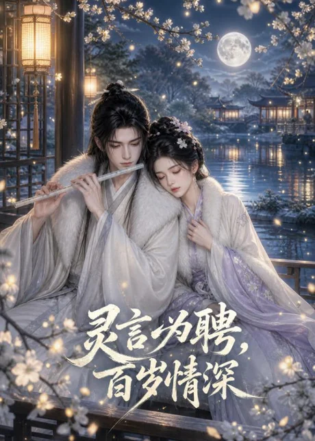 《灵言为聘，百岁情深（48集）（百度网盘）》短剧封面