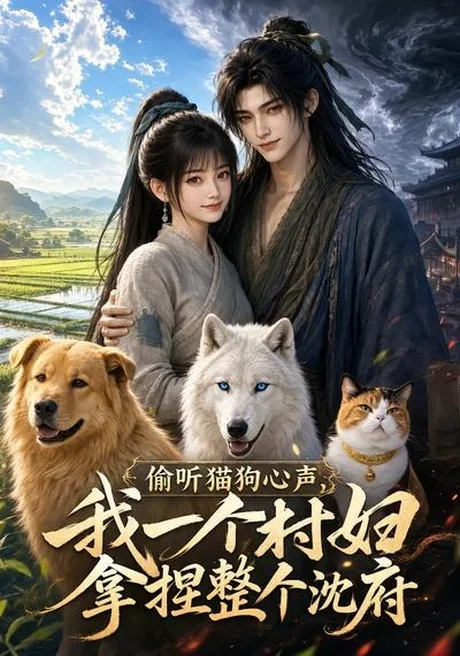 《偷听猫狗心声，我一个村妇拿捏整个沈府（34集）（百度网盘）》短剧封面
