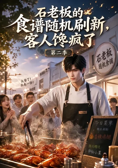 《石老板的食谱随机刷新，客人馋疯了第二季（202集）（夸克网盘）》短剧封面