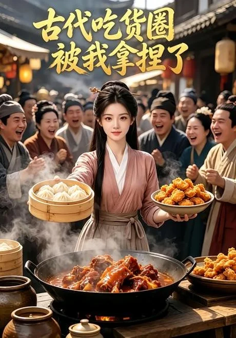 《古代吃货圈被我拿捏了(86集)(夸克网盘)》短剧封面