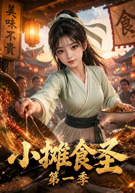 《小摊食圣第一季（167集）（夸克网盘）》短剧封面