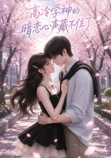 《高冷学神的暗恋心声藏不住了（80集）Ai短剧（百度网盘）》短剧封面