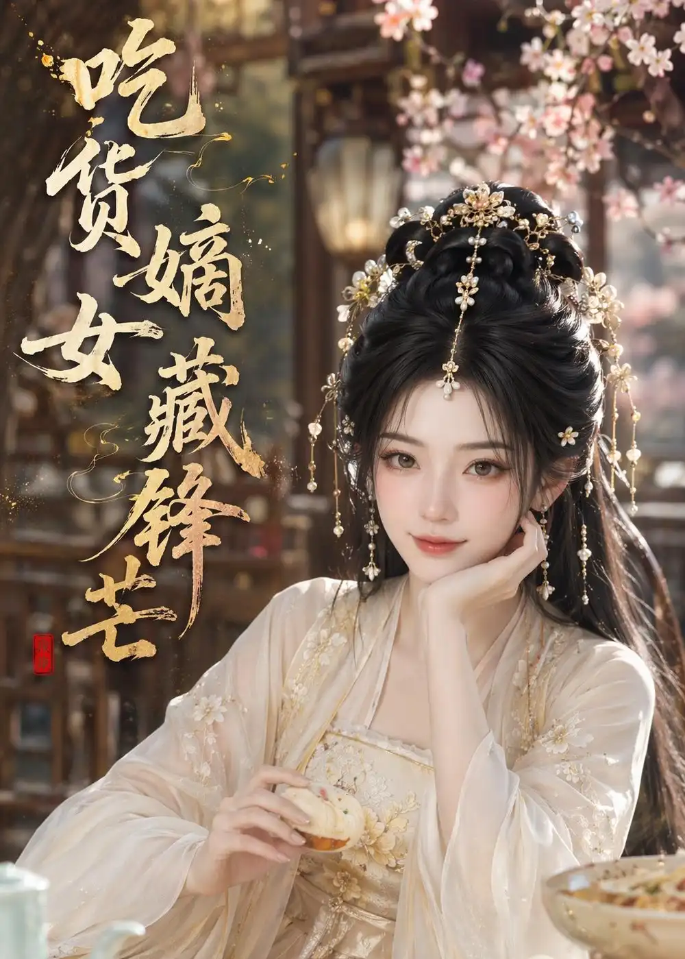 《吃货嫡女藏锋芒（39集）（夸克网盘）》短剧封面