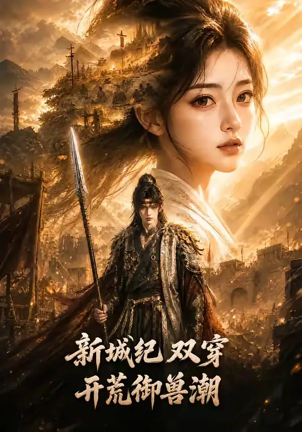 《新城纪双穿开荒御兽潮（80集）（夸克网盘）》短剧封面