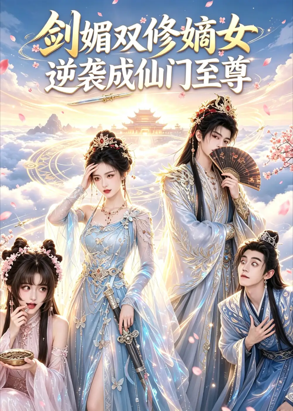 《剑媚双修嫡女逆袭成仙门至尊(59集)AI短剧 (2026)》短剧封面