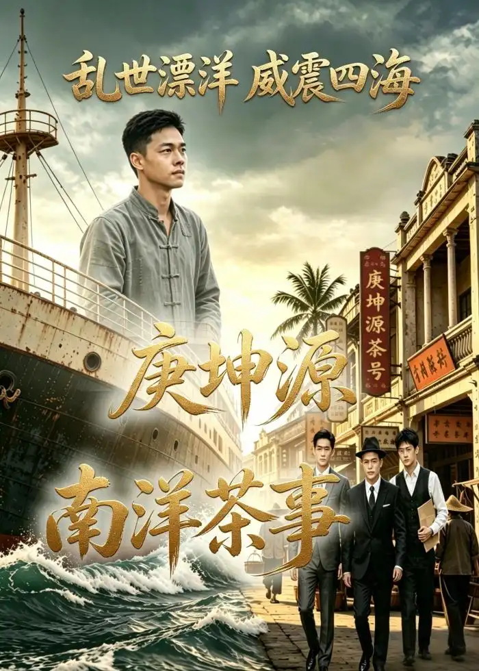《庚坤源南洋茶事(51集)AI短剧(夸克网盘)》短剧封面