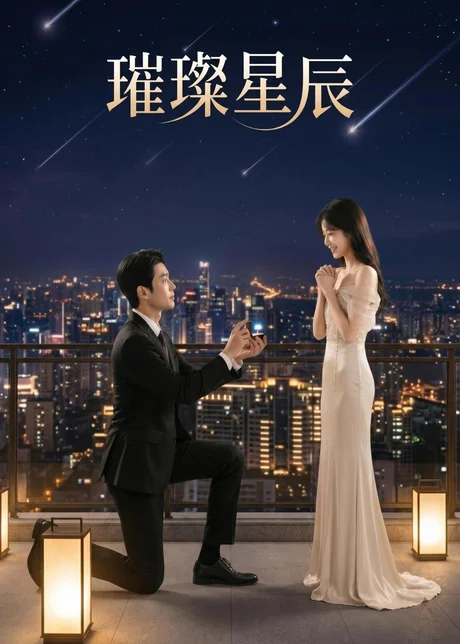 《璀璨星辰(40集)AI短剧(百度网盘)》短剧封面