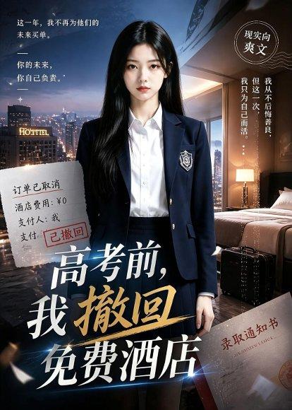 高考前，我撤回免费酒店（33集）Ai短剧（百度网盘）封面图 - 校园短剧