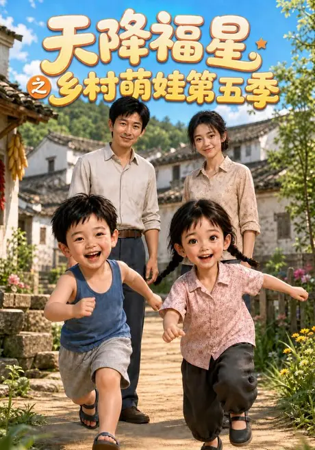 《天降福星之乡村萌娃第五季(82集)(夸克网盘)》短剧封面