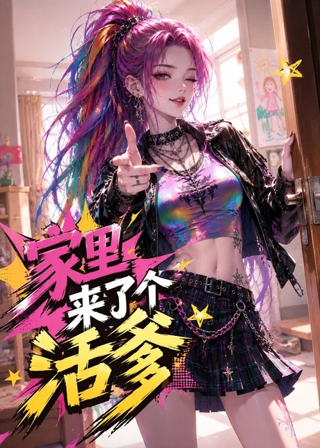 《家里来了个活爹(37集)(百度网盘)》短剧封面