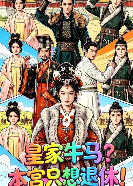 《皇家牛马，本宫只想退休（48集）（百度网盘）》短剧封面