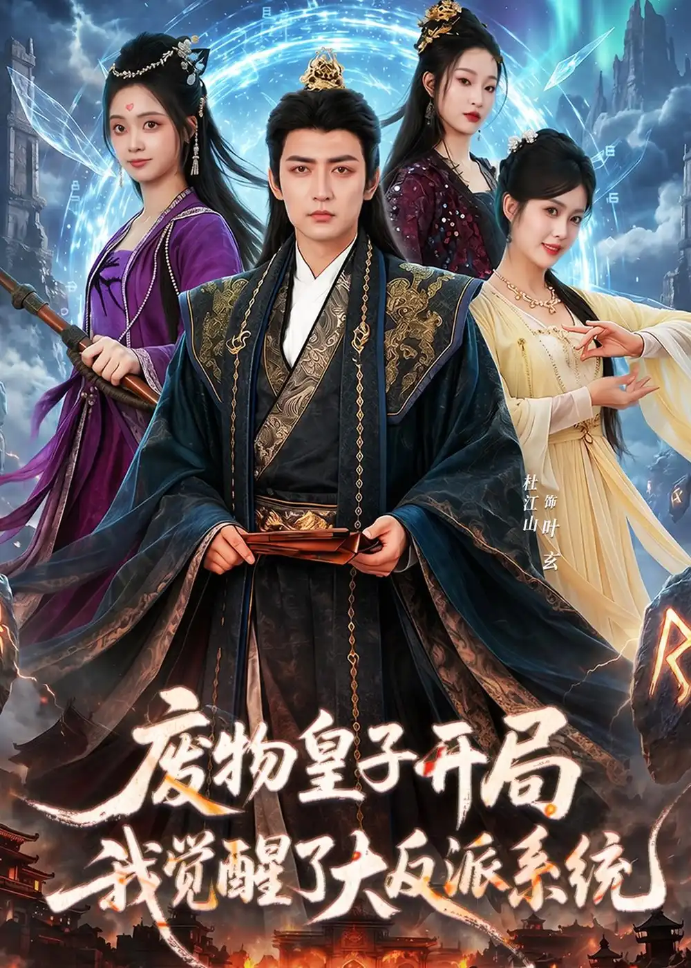 《废物皇子开局我觉醒了大反派系统（81集）杜江山＆刘星妍 (2026)》短剧封面