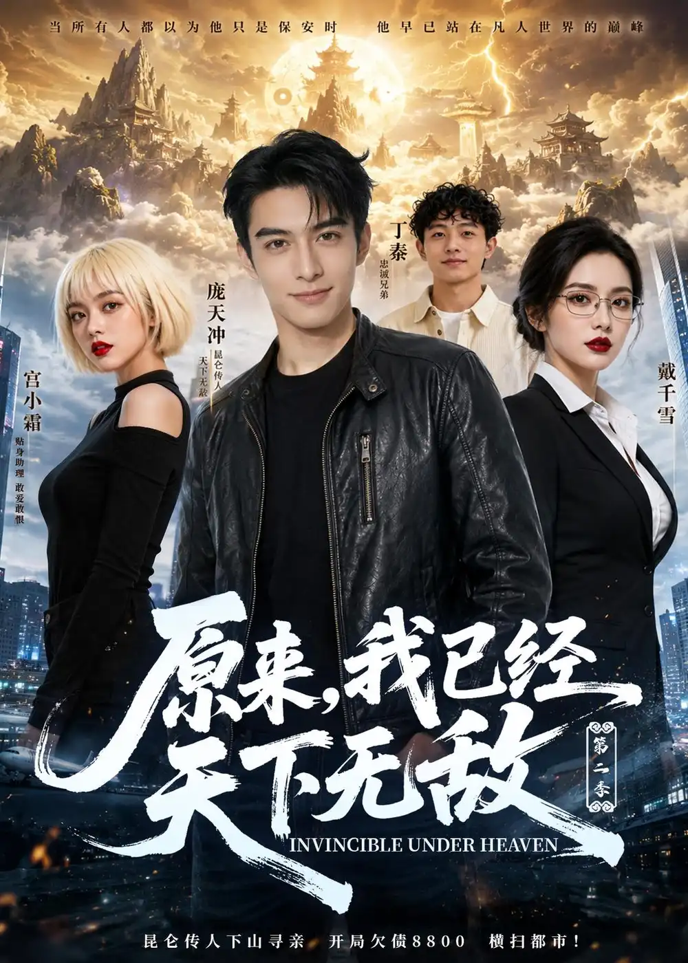 《原来，我已经天下无敌第二季（36集）AI短剧 (2026)》短剧封面