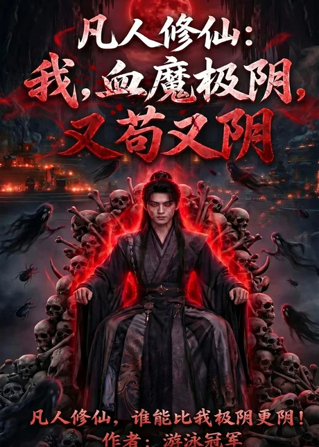 《凡人修仙：我，血魔极阴，又苟又阴（60集）AI短剧（百度网盘）》短剧封面
