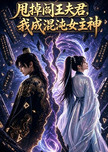 《甩掉阎王夫君我成混沌女主神（15集）（夸克网盘）》短剧封面