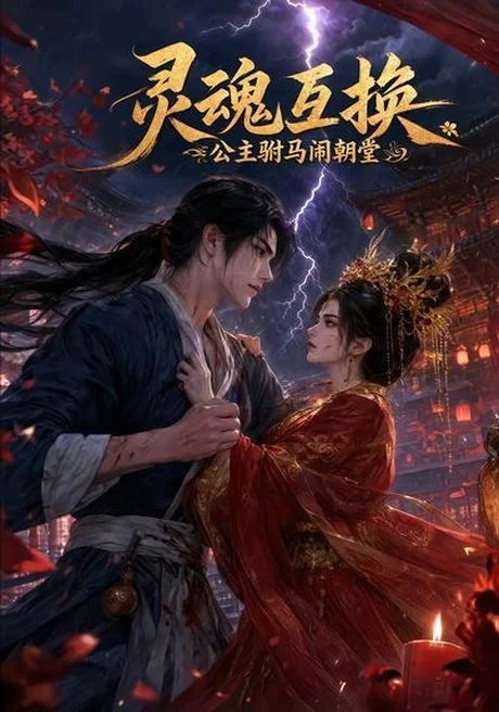《灵魂互换，公主驸马闹朝堂（66集）（夸克网盘）》短剧封面