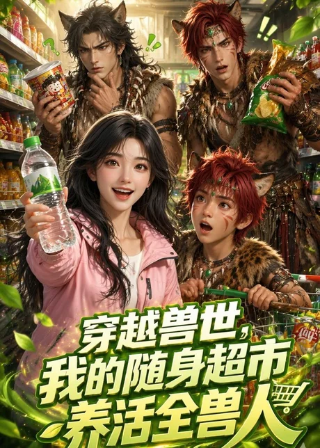 《穿越兽世，我的随身超市养活全兽人（65集）（百度网盘）》短剧封面