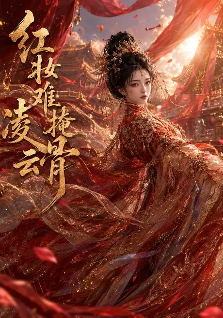 《红妆难掩凌云骨（72集）（夸克网盘）》短剧封面