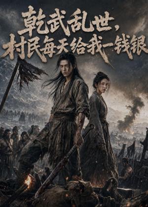 乾武乱世,村民每天给我一钱银 《乾武乱世,村民每天给我一钱银》短剧封面