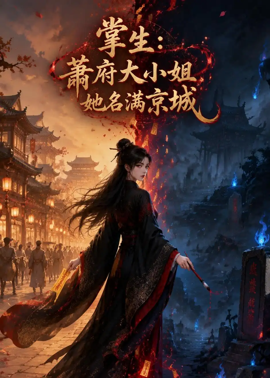 《掌生:萧府大小姐她名满京城(121集)(夸克网盘)》短剧封面