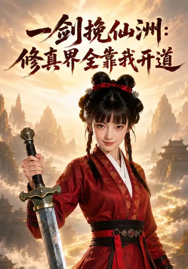 《一剑挽仙洲修真界全靠我开道（100集）（夸克网盘）》短剧封面