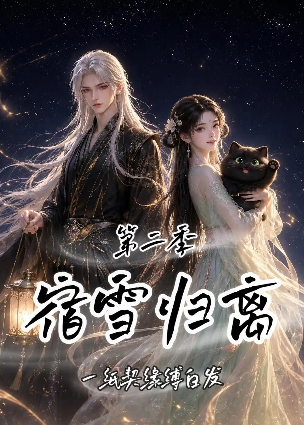 《宿雪归离第二季：一纸契缘缚白发（73集）（夸克网盘）》短剧封面