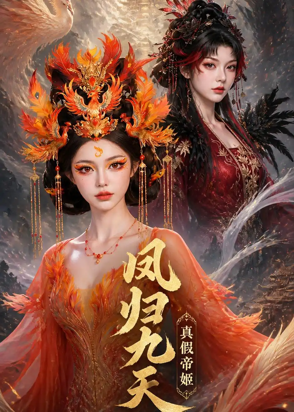 《凤归九天真假帝姬（68集）AI短剧（夸克网盘）》短剧封面