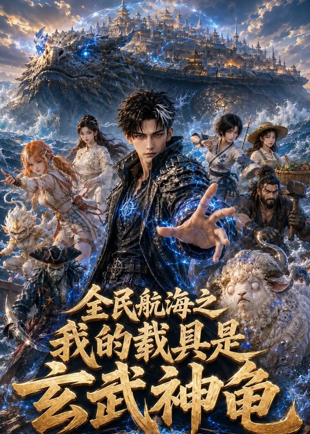 《全民航海之我的载具是玄武神龟（125集）（夸克网盘）》短剧封面