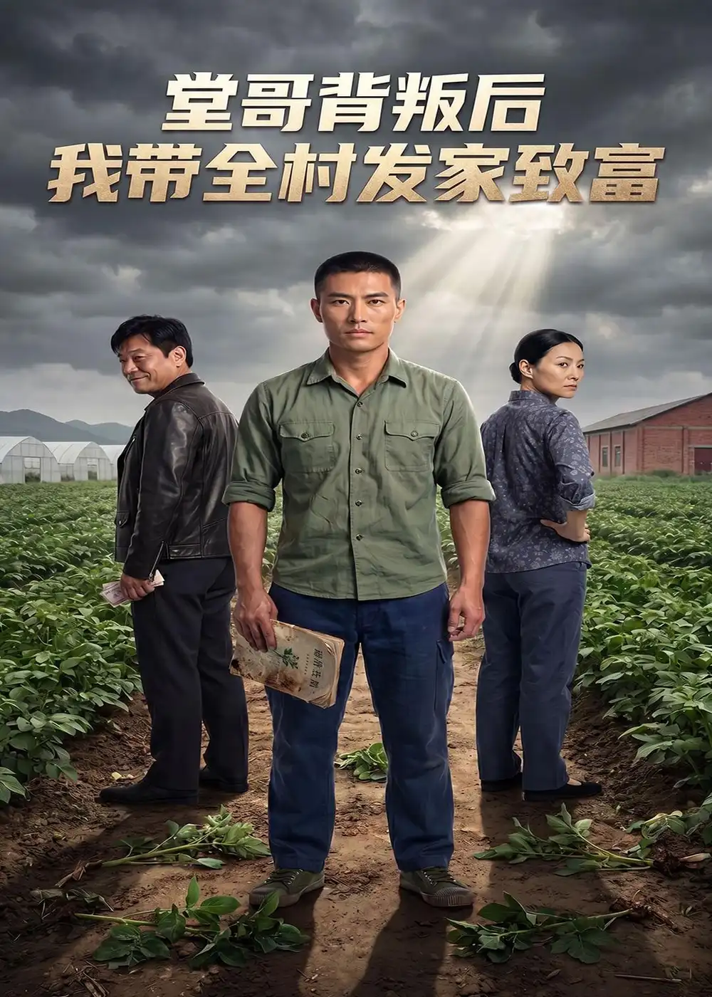 《堂哥背叛后,我带全村发家致富(35集)AI短剧(夸克网盘)》短剧封面
