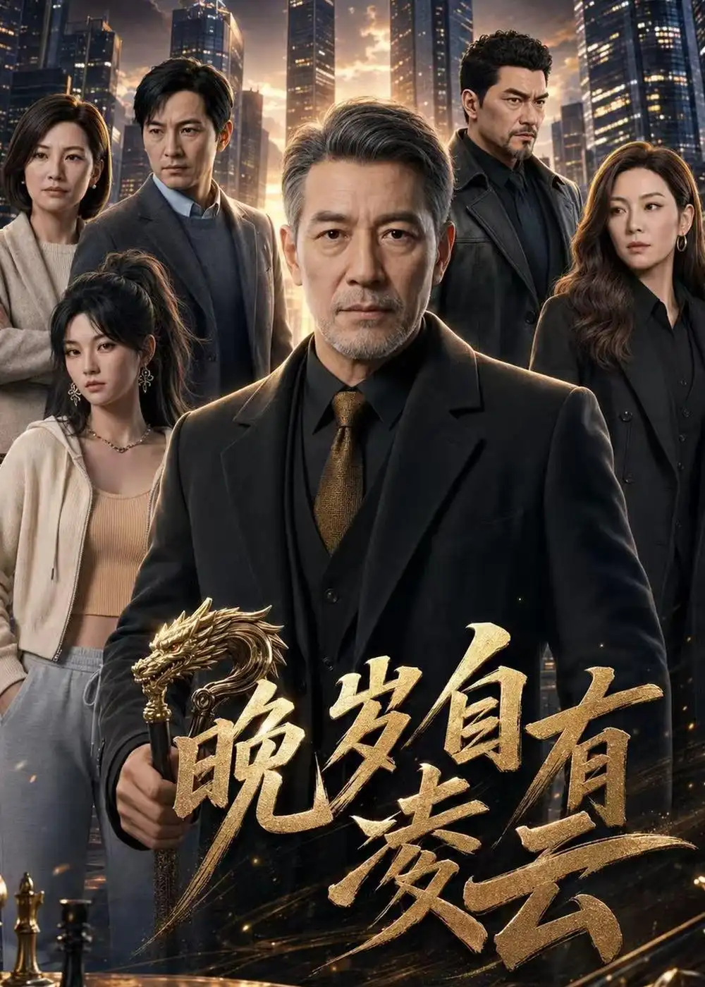 《晚岁自有凌云（76集）AI短剧（夸克网盘）》短剧封面
