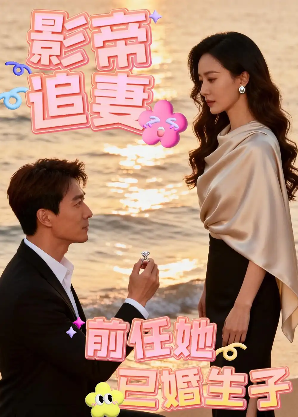《影帝追妻 前任她已婚生子（45集）Ai短剧（夸克网盘）》短剧封面