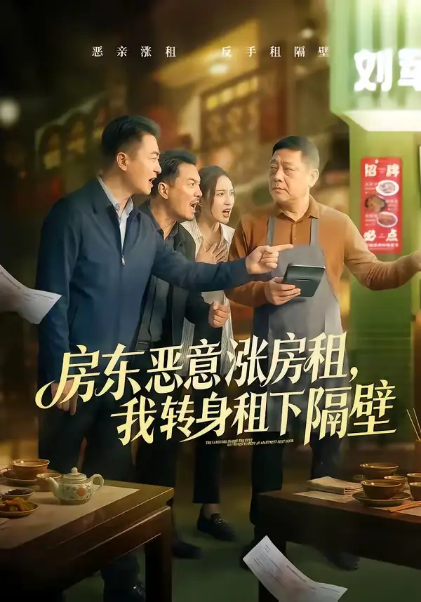 《房东恶意涨房租，我转身租下隔壁（60集）焉军＆米可（夸克网盘）》短剧封面