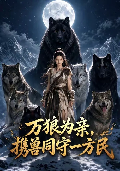 《万狼为亲，携兽同守一方民（73集）（夸克网盘）》短剧封面