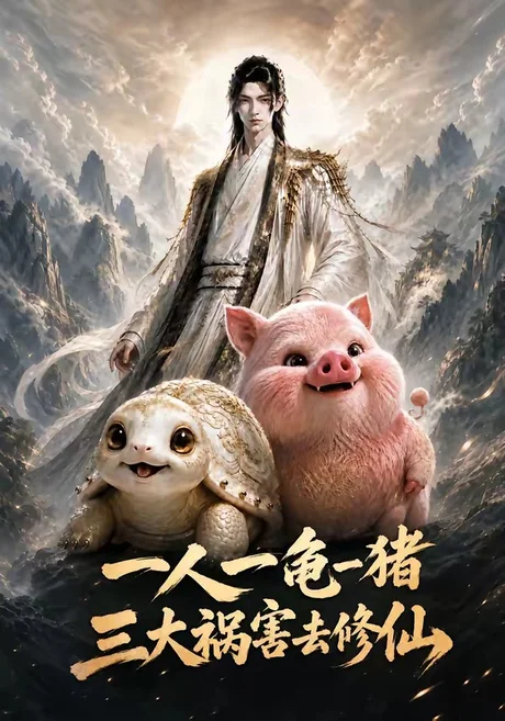 《一人一龟一猪,三大祸害去修仙(169集)(夸克网盘)》短剧封面