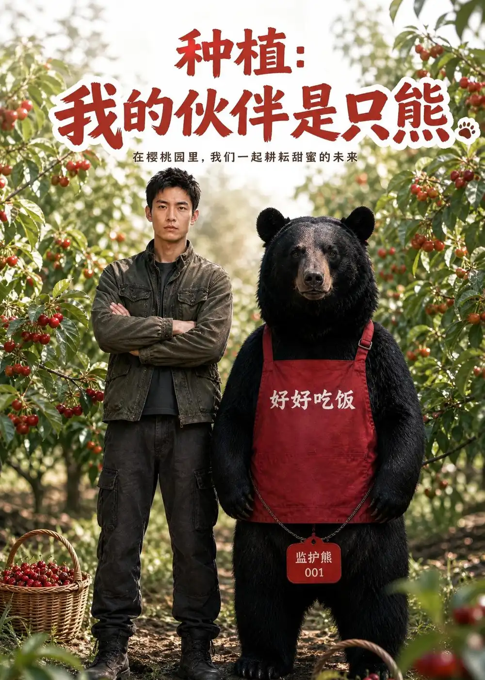 《种植：我的伙伴是只熊（66集）AI短剧（夸克网盘）》短剧封面