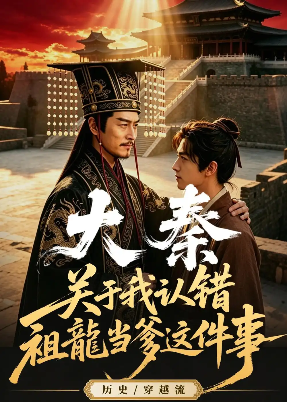 《大秦:关于我认错祖龙当爹这件事(40集)AI短剧(夸克网盘)》短剧封面
