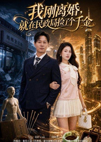 我刚离婚，就在民政局捡了个千金（80集）晁轩＆杨晰茹（百度网盘）封面