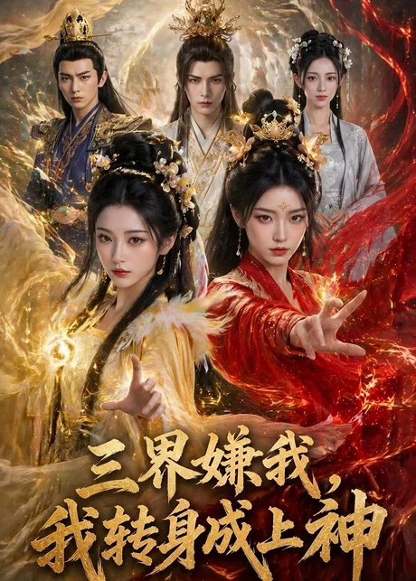 《三界嫌我，我转身成上神（65集）Ai短剧（百度网盘）》短剧封面
