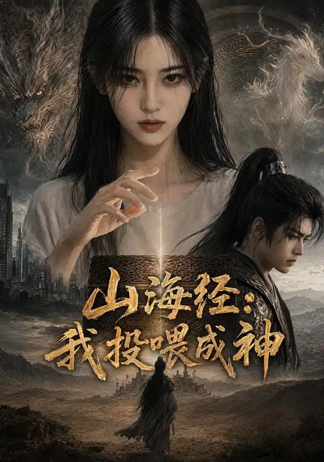 《山海经：我投喂成神（60集）（夸克网盘）》短剧封面