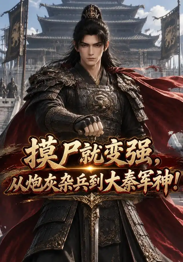 《摸尸就变强,从炮灰杂兵到大秦军神!(82集)AI短剧(夸克网盘)》短剧封面