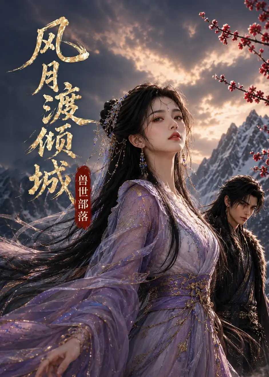 《风月渡倾城：鲁世部落（80集）AI短剧》短剧封面