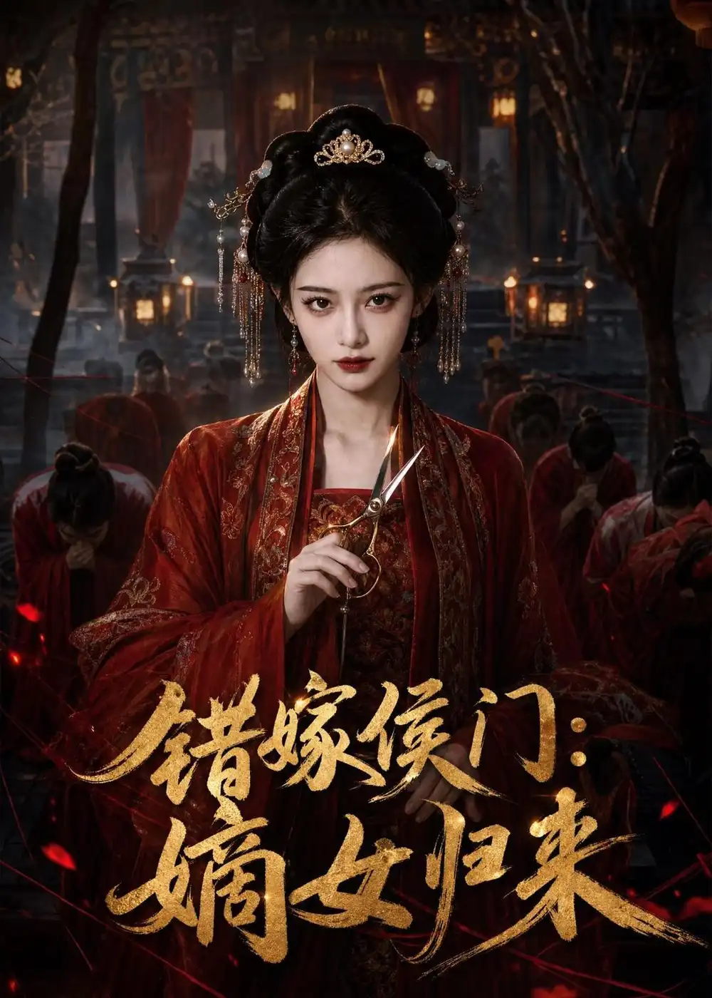 《错嫁侯门：嫡女归来（48集）AI短剧（夸克网盘）》短剧封面