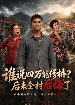 谁说四万能修桥？后来全村后悔了（30集）AI短剧（夸克网盘）封面